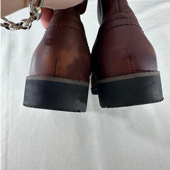 Eddie Bauer Women's sz 6.5 Trace Boots Zip Up Riding Style Waterproof Leather - Picture 8 of 8